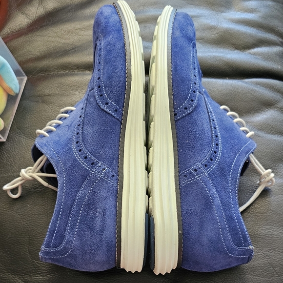 Cole Haan Shoes Cole Haan Original Grand Wingtip Oxford Shoes Blue Men Size 10.5 - Picture 6 of 11